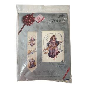 Something Special Candamar Counted Cross Stitch Kit Angels Banner 50441 1